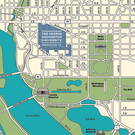 Foggy Bottom Campus Map