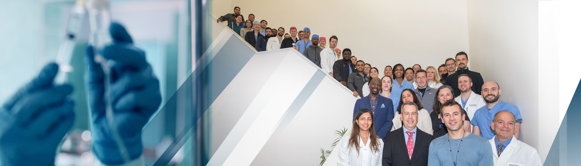 Anesthesiology Group Photo Stairway